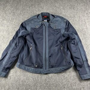 BMW Motorrad Venting 2 Piece Jacket Mens 46 Blue Motorcycle Armor Riding Pants